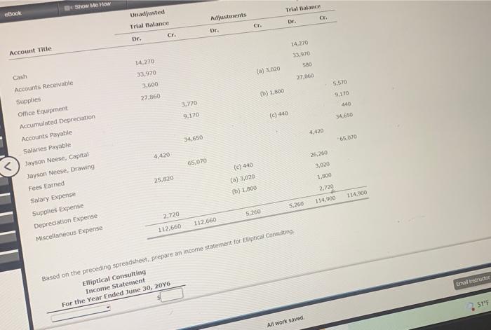 Solved Facal Statement from the introds al Consulting and | Chegg.com