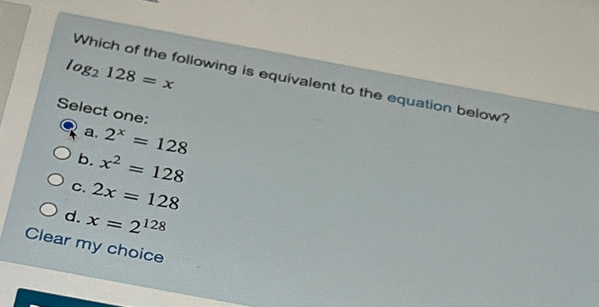 Solved Which of the following is equivalent to the equation | Chegg.com