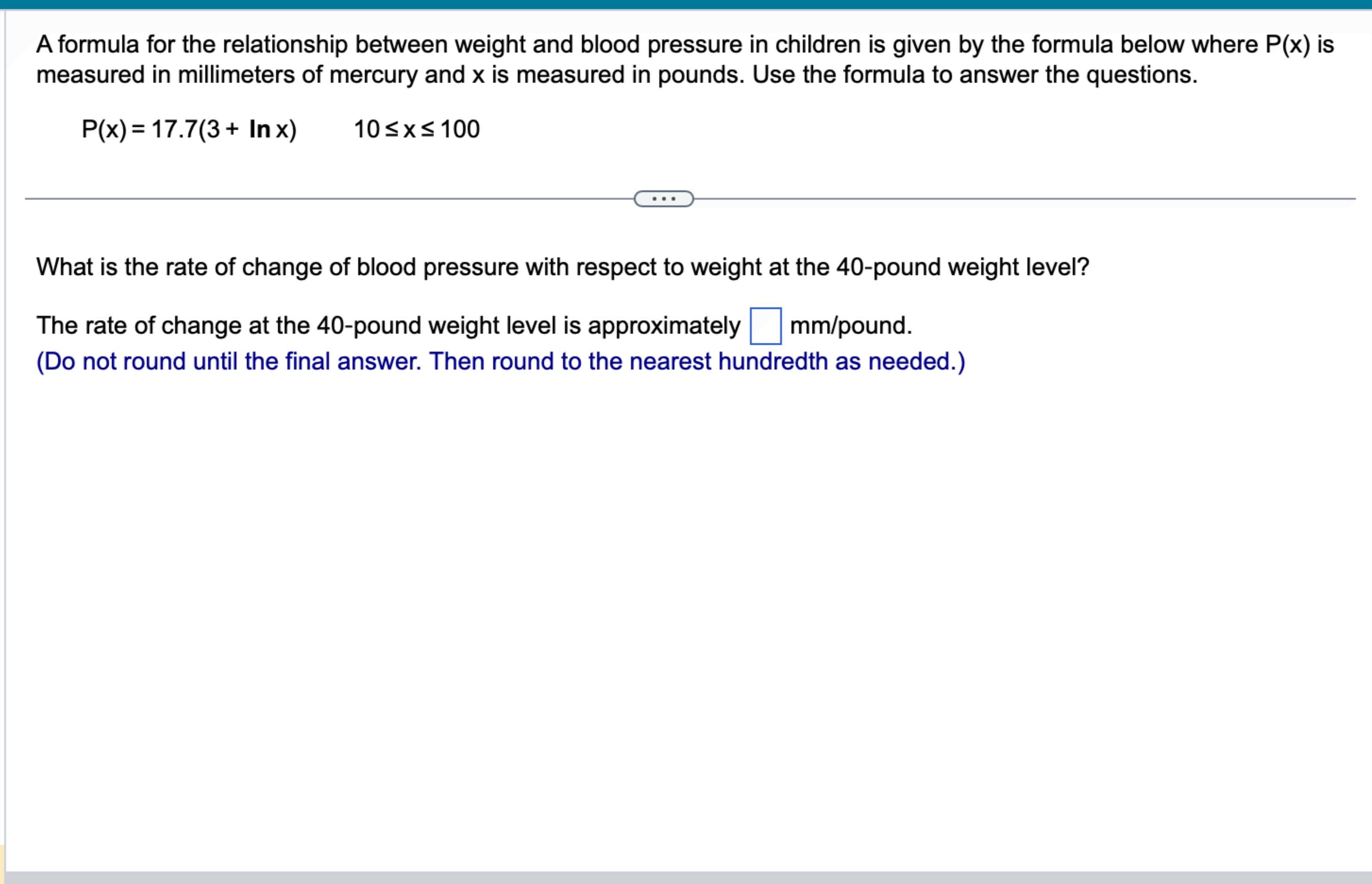 A formula for the relationship between weight and | Chegg.com