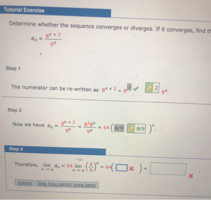 Solved Tutorial Exercise Determine whether the sequence | Chegg.com