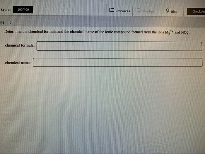 Solved 1 Of 4 > There Are Four Common Oxoanions Of Brom
