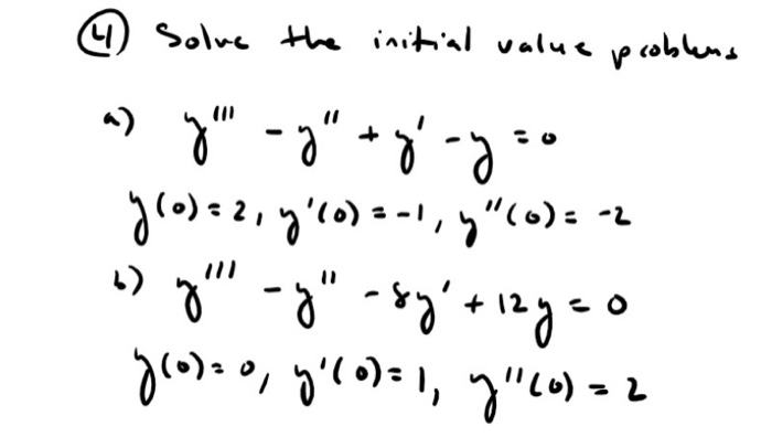 Solved 9 Solve the initial value problems • " -2" -2° 5») = | Chegg.com