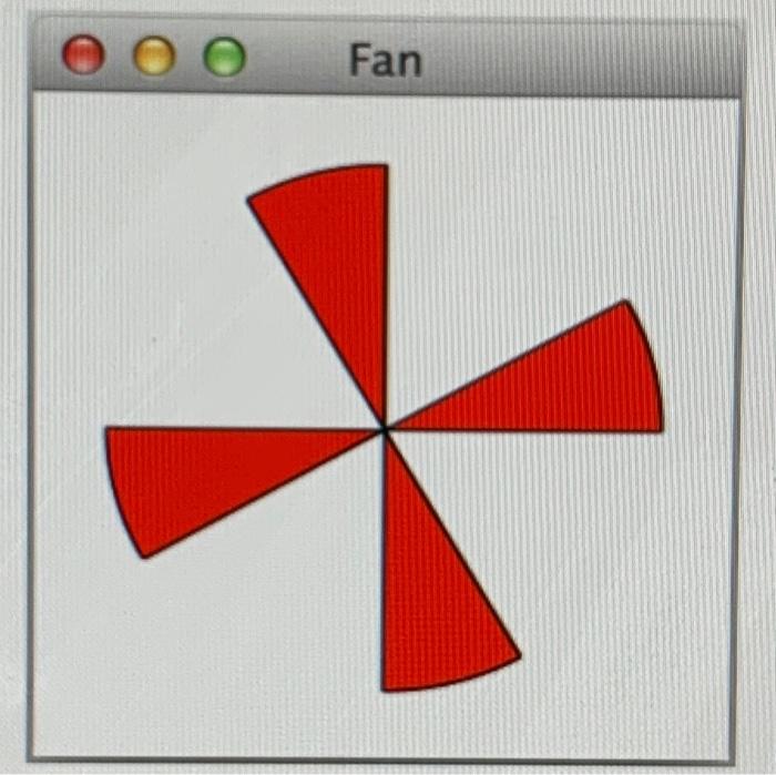Solved Python (Display a still fan) Write a program that | Chegg.com