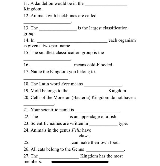 Solved Linnaeus Nucleus Species Taxonomy Domain Plant 