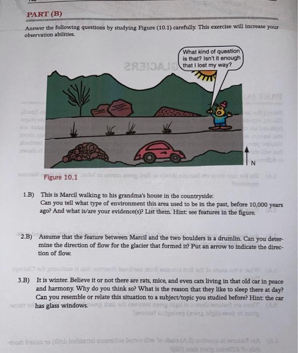 Solved PART (B) Answer The Following Questions By Studying | Chegg.com