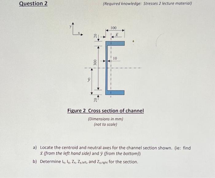 Solved Question 2 (Required knowledge: Stresses 2 lecture