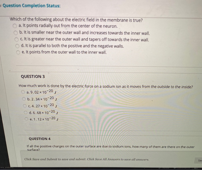 Solved Question Completion Status: Which of the following | Chegg.com