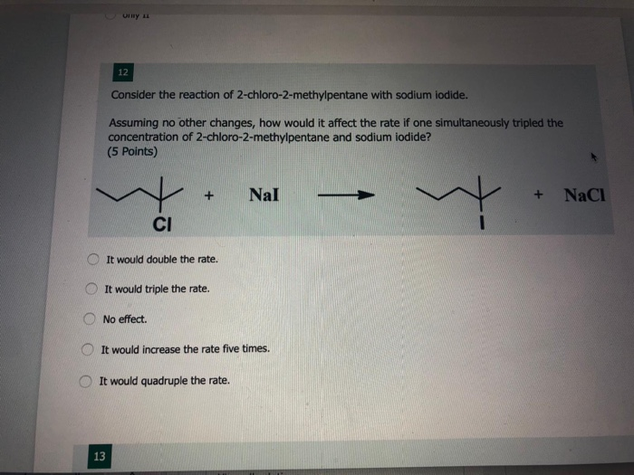 Solved ону 12 Consider the reaction of | Chegg.com