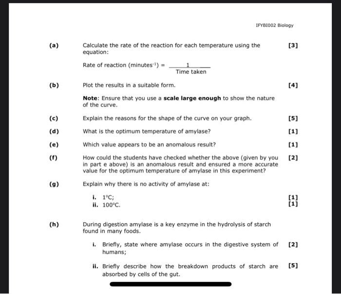 Solved Use Your Knowledge Of Enzymes To Answer This Quest Chegg Com