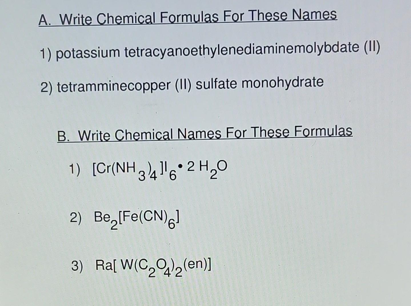 Solved I Would Like To Figure Out How The Formulas Are | Chegg.com