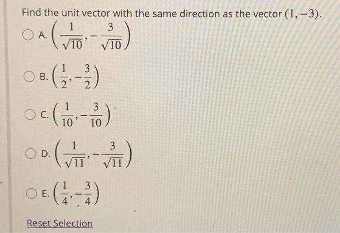 Solved Find the unit vector with the same direction as the | Chegg.com