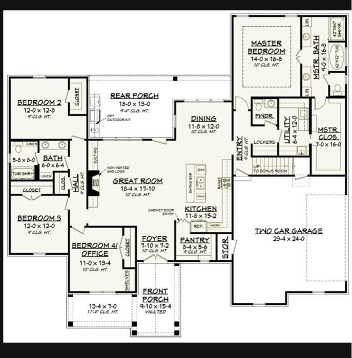 Solved 1 Volume Of Each Room 2 Total Volume For The Chegg Com   Image