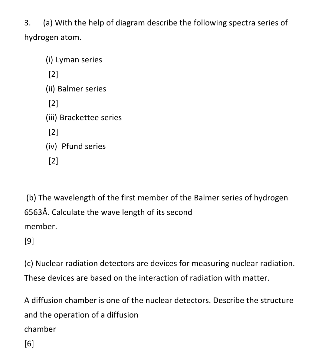 Solved 3. (a) With the help of diagram describe the | Chegg.com