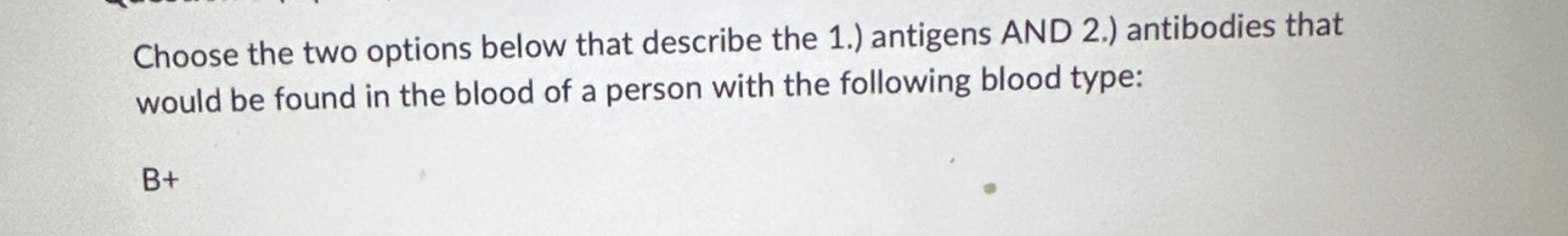 Solved Choose the two options below that best describe the