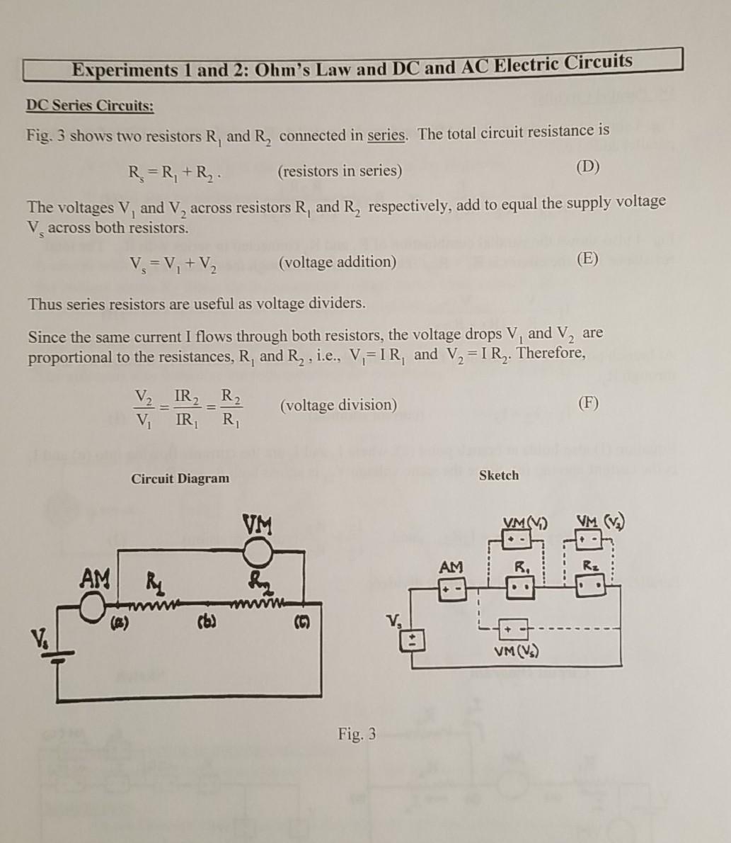 Solved experiments 1 and 2 review questions 9) a) calculate | Chegg.com