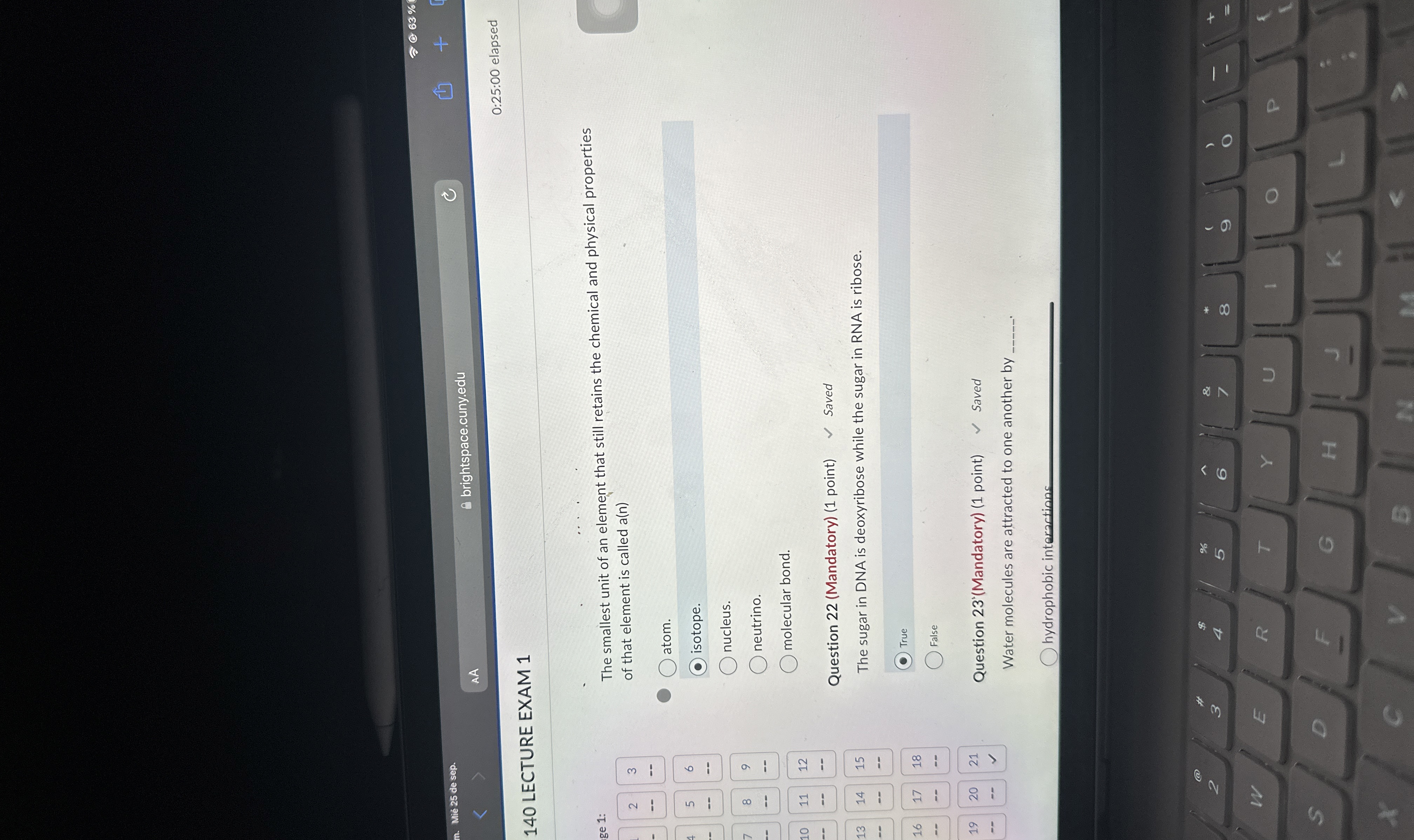 Solved 63Mié 25 ﻿de sep.AAbrightspace.cuny.edu02500