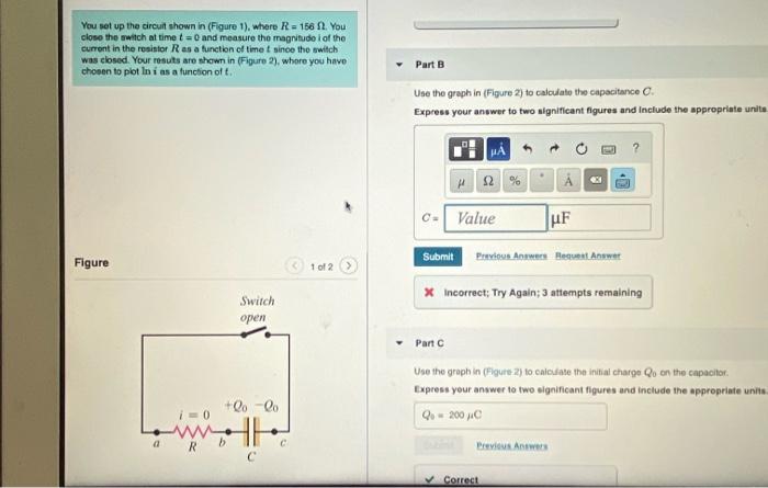 Solved You set up the circuit shown in (Figure 1), where R = | Chegg.com
