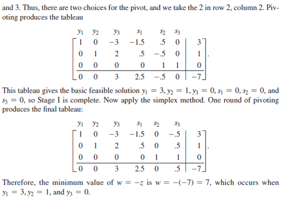 Use The Two-stage Method To Solve Exercises 33. (See Ex... | Chegg.com