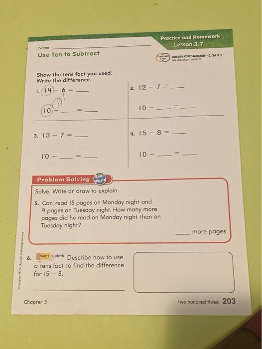 Lesson 3.3 answer key picture