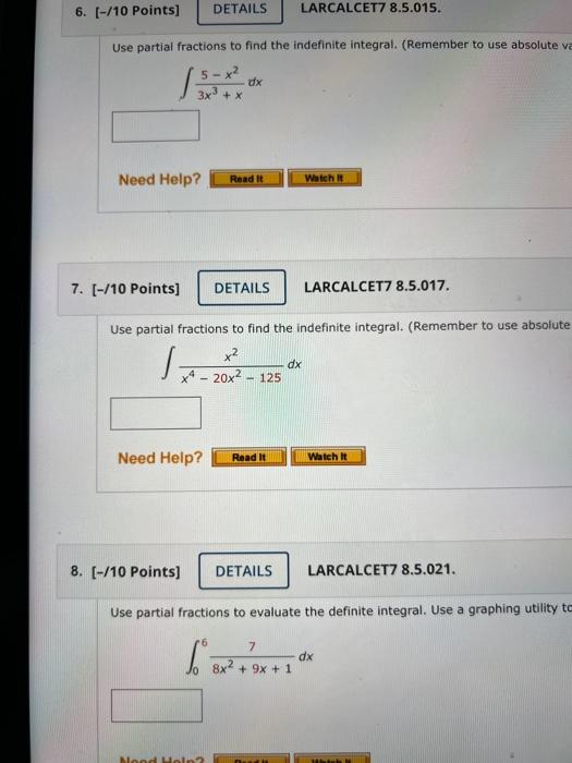 Solved Use partial fractions to find the indefinite | Chegg.com
