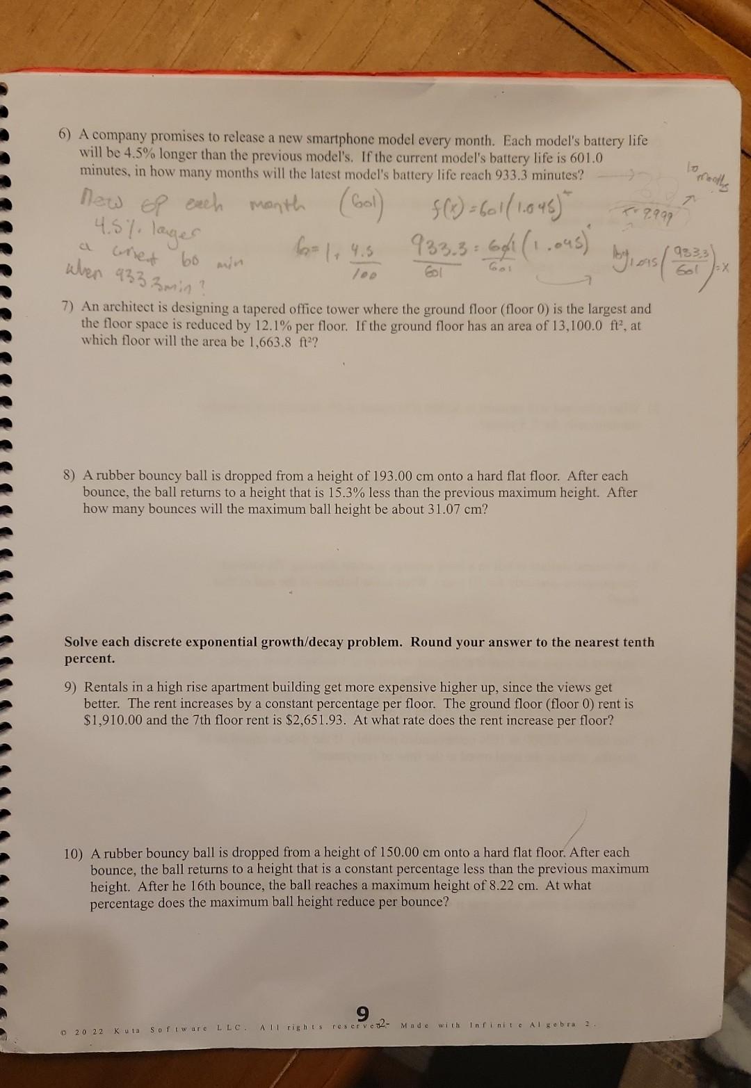 Solved 6) A company promises to release a new smartphone