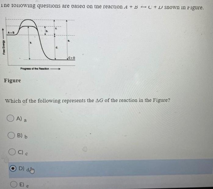 Solved ine following questions are based on the reaction A+B | Chegg.com