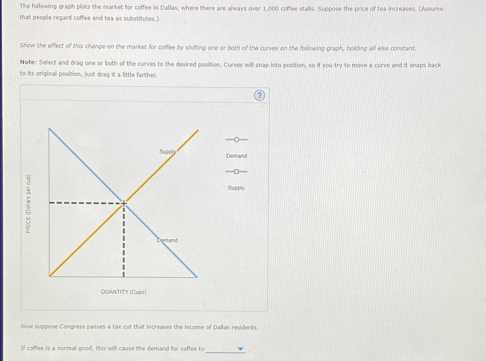 solved-the-following-graph-plots-the-market-for-coffee-in-chegg