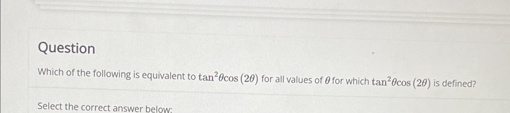 if cos theta 1 2 then the value of tan theta is