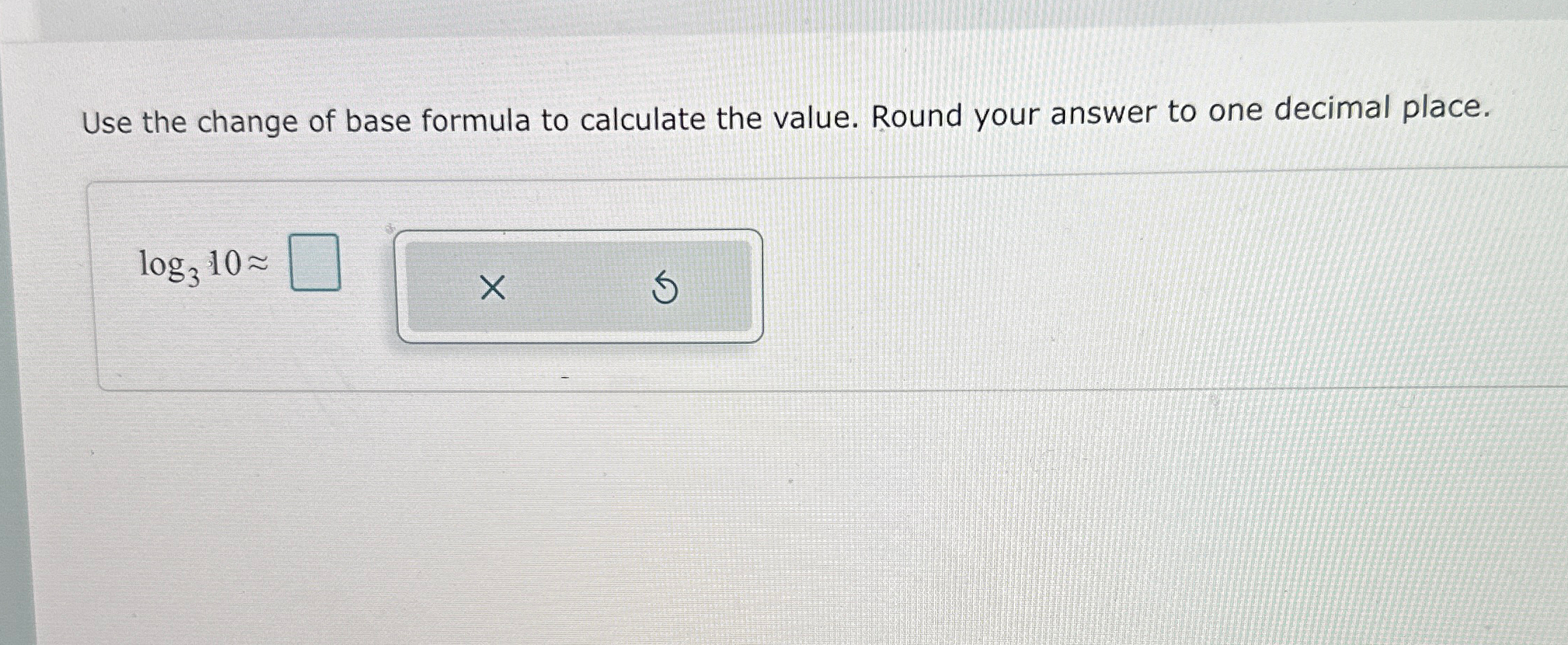 Solved Use the change of base formula to calculate the | Chegg.com