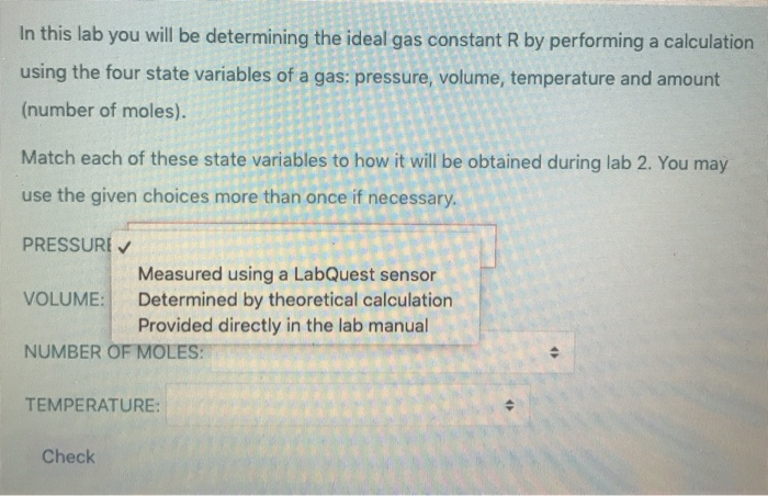 Solved In this lab you will be determining the ideal gas | Chegg.com