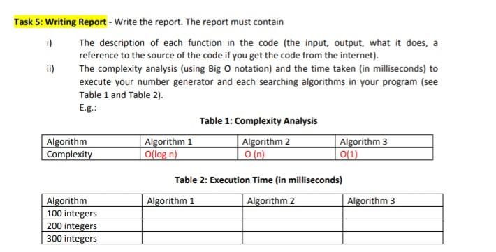 Task 1: Random number generation - Create a random | Chegg.com