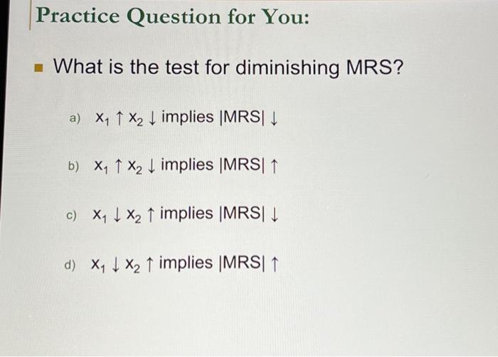 Solved Practice Question for You: -What is the test for | Chegg.com