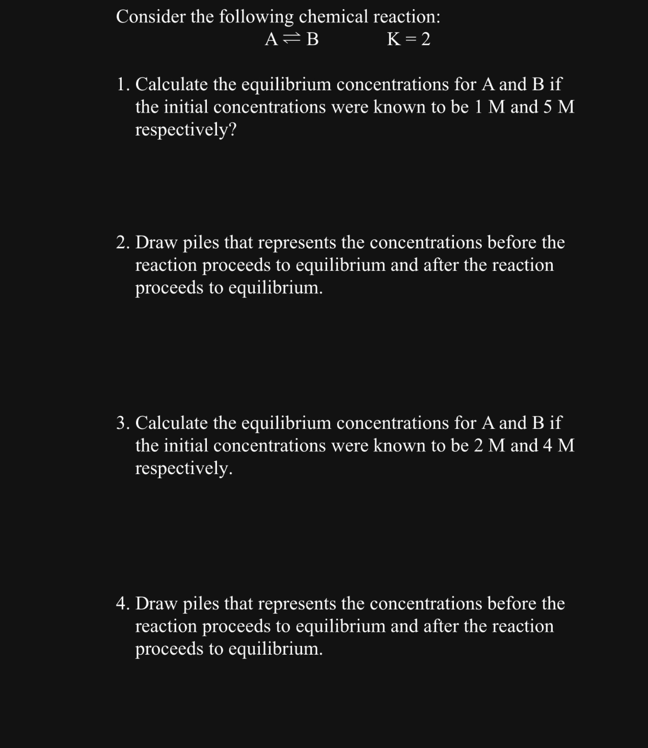 Solved Consider the following chemical | Chegg.com