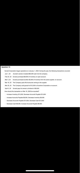 Solved Question 10 A corporation reported inventory of | Chegg.com