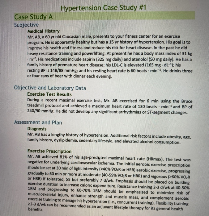 soap case study of hypertension