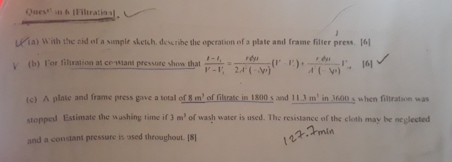 Solved Gucst in 6 |Filtrational.( (a) ﻿With the aid of a | Chegg.com