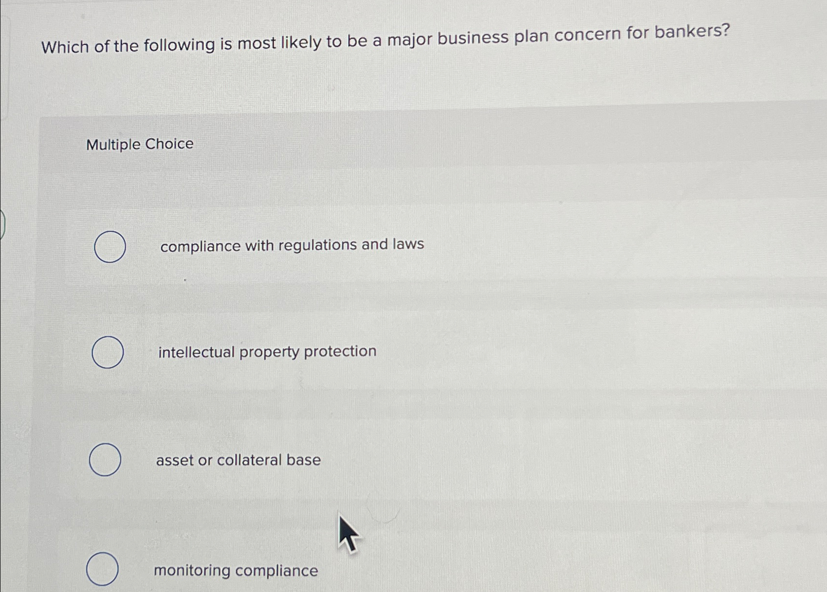 Solved Which of the following is most likely to be a major | Chegg.com