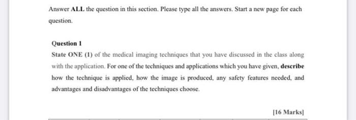 Solved Answer ALL the question in this section. Please type | Chegg.com