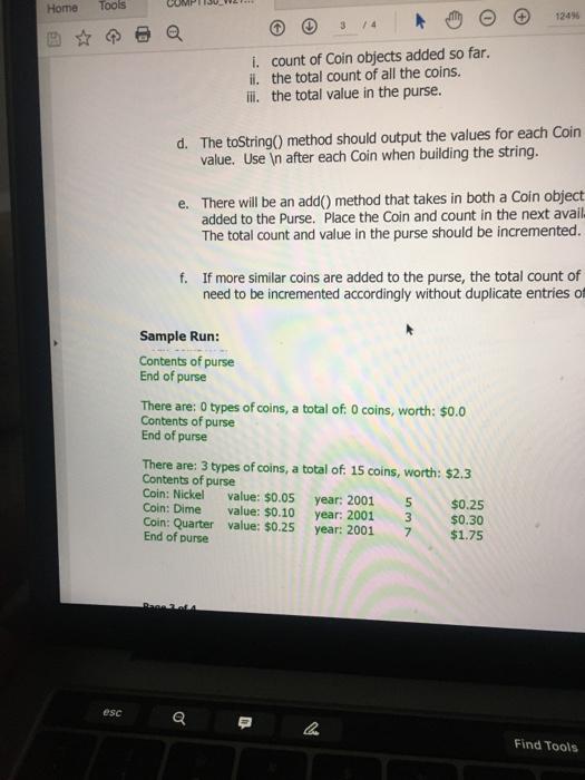 Solved public class Coin | Chegg.com