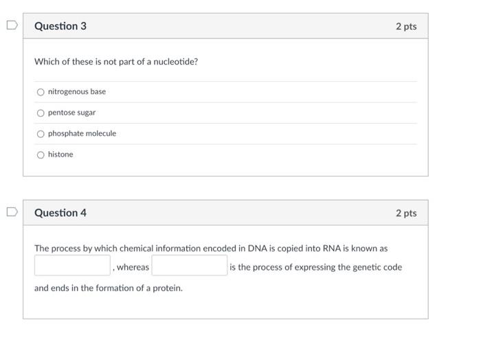 Solved Question 3 2 pts Which of these is not part of a | Chegg.com
