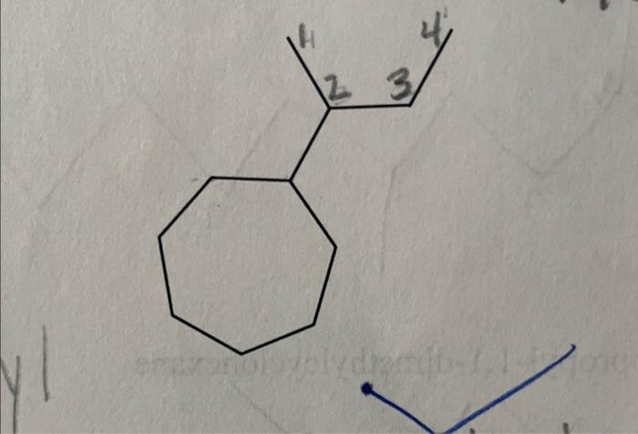 Solved Give IUPAC Name For The Following Structure | Chegg.com