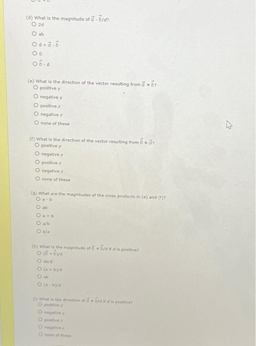 Solved consider a in the positive direction of X. b in the | Chegg.com