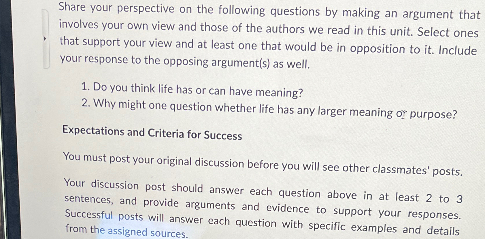 Solved Share your perspective on the following questions by | Chegg.com
