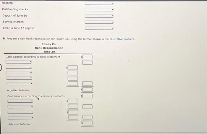Solved a. Identify the errors in the above bank | Chegg.com