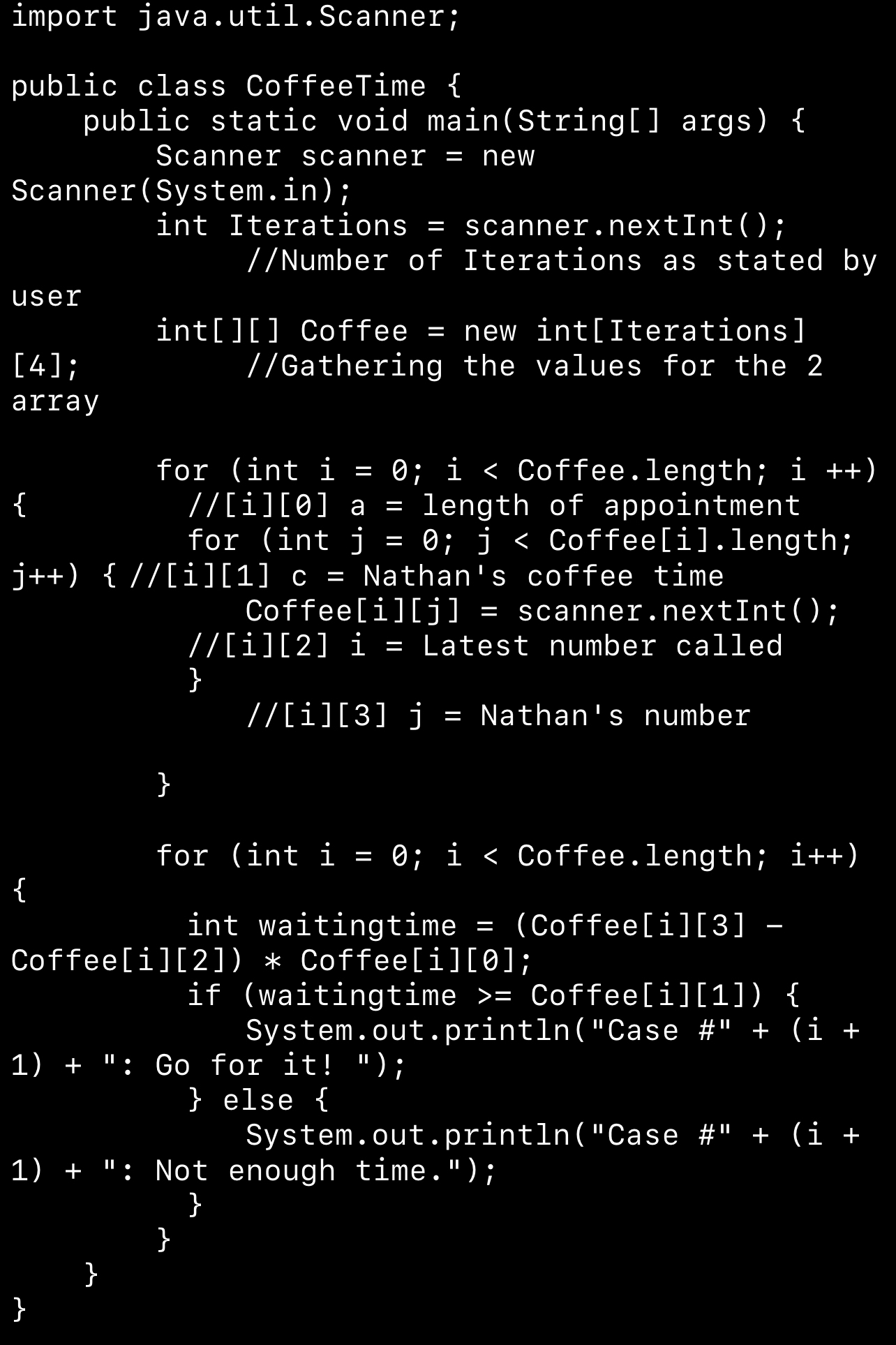 Solved 1. ﻿Identify the portion of the code that is the main | Chegg.com