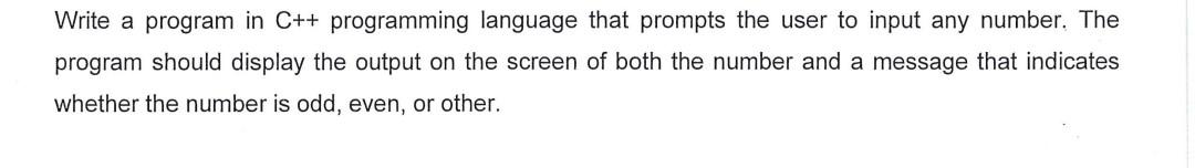 Solved Write a program in C++ programming language that | Chegg.com