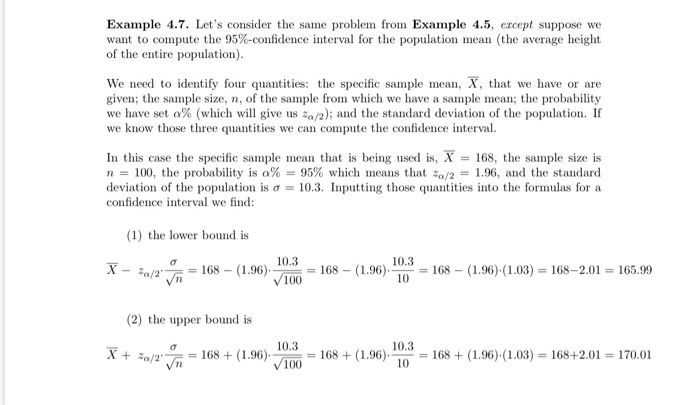 Solved (4) Compare the results for the confidence intervals | Chegg.com