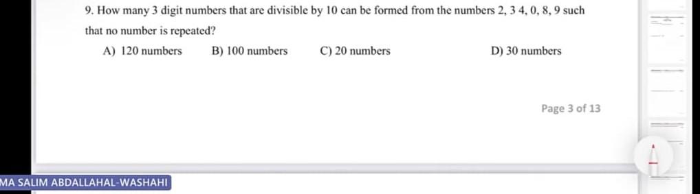 numbers between 200 and 300 divisible by 3 6 9