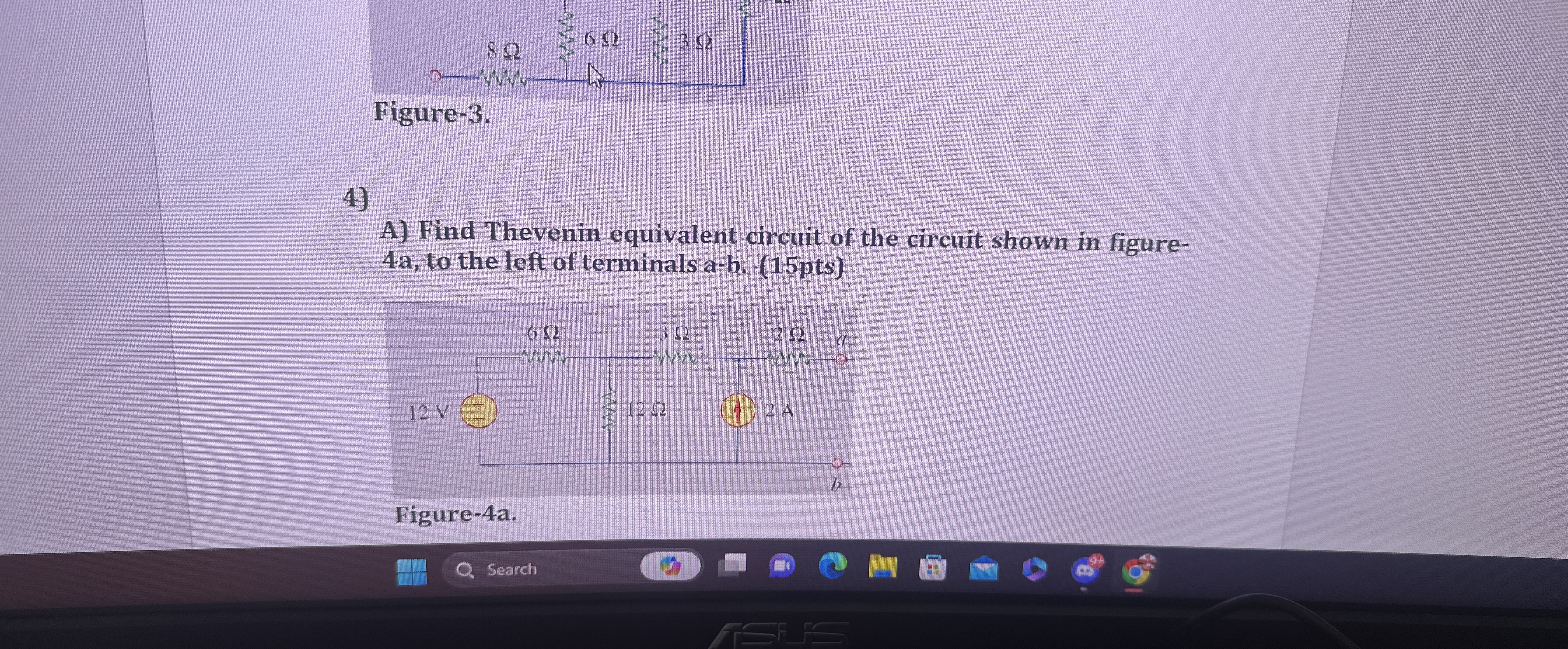 Solved Find Thevenin equivalent circuit of the circuit shown | Chegg.com