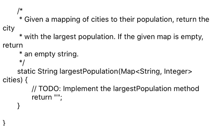 solved-given-a-mapping-of-cities-to-their-population-chegg